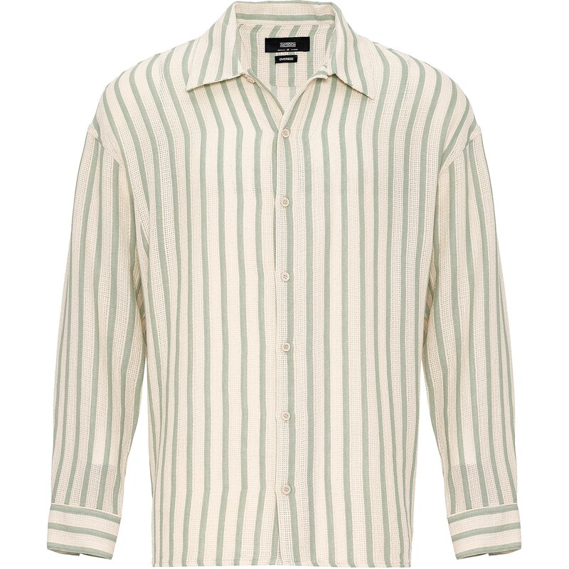 Antioch Košeľa béžová / mätová 54340007