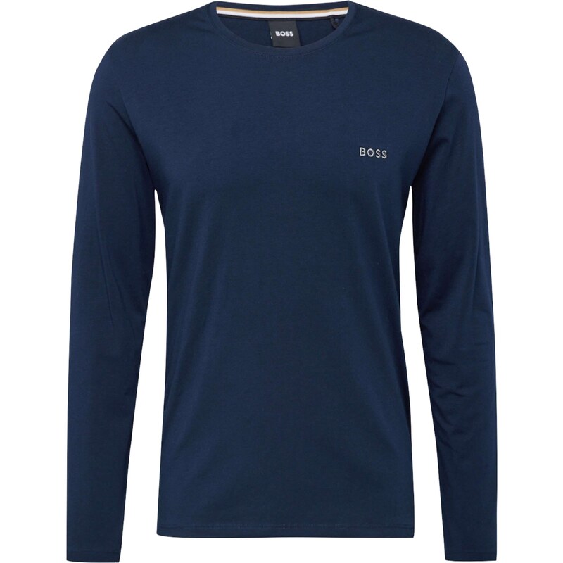 BOSS Tričko Mix&Match tmavomodrá / šedobiela 53031464