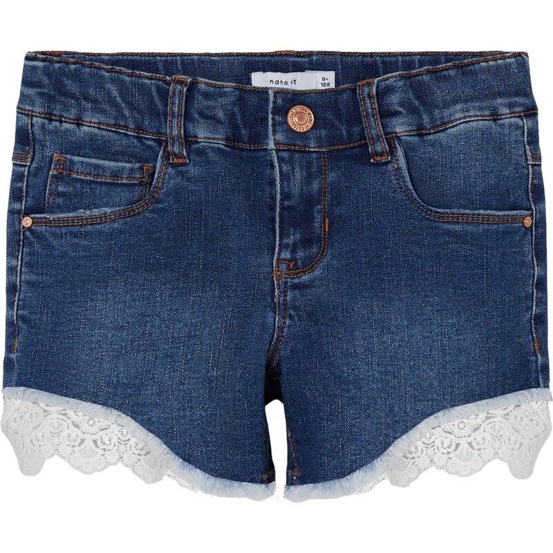 NAME IT Džínsy Salli Taha modrá denim / biela 54311301