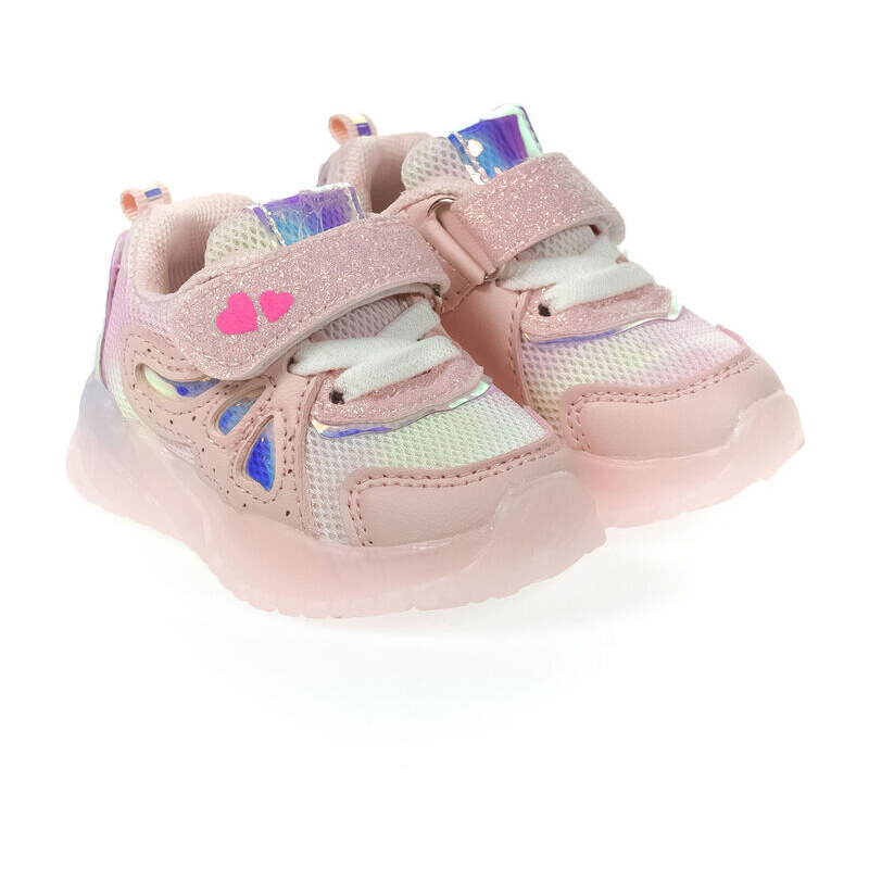 JOHN-C Dievčenské svetloružové tenisky KAMILKA 51194911