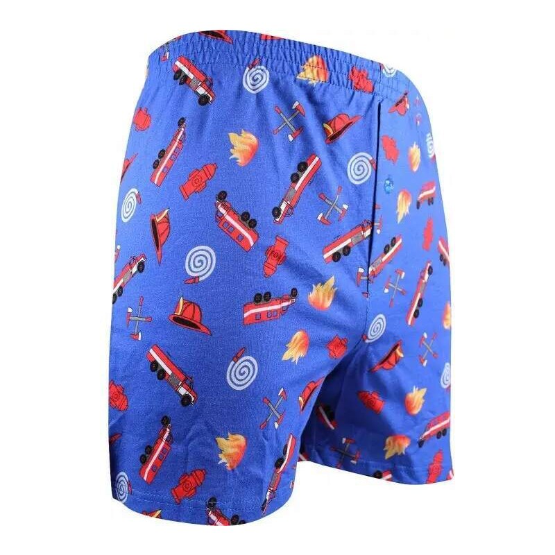 KARLOS pánske bavlnené trenírky Lonka - HASIČI Modrá M 1 kus 51197506