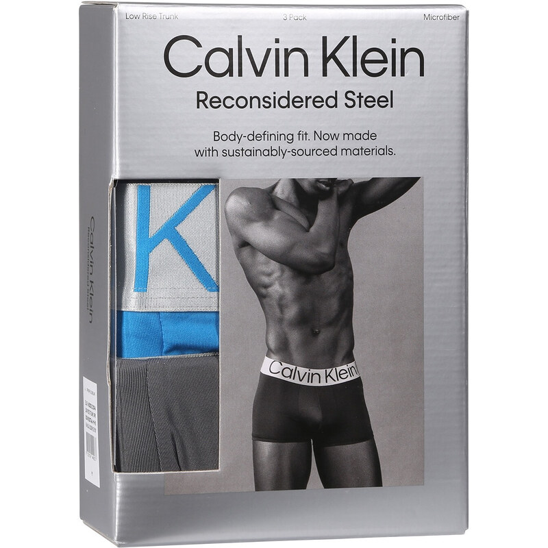 3PACK pánske boxerky Calvin Klein viacfarebné (NB3074A-MH8)