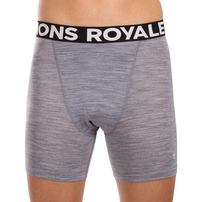 Pánske boxerky Mons Royale merino sivé (100088-2169-710) 51203609