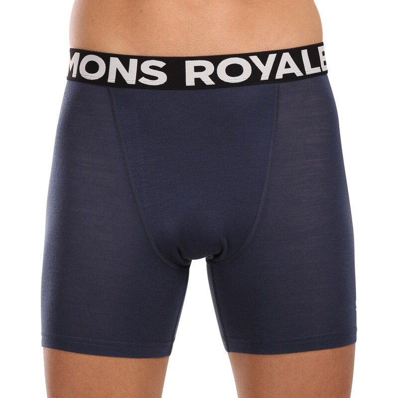 Pánske boxerky Mons Royale merino modré (100088-1169-568) 51203610