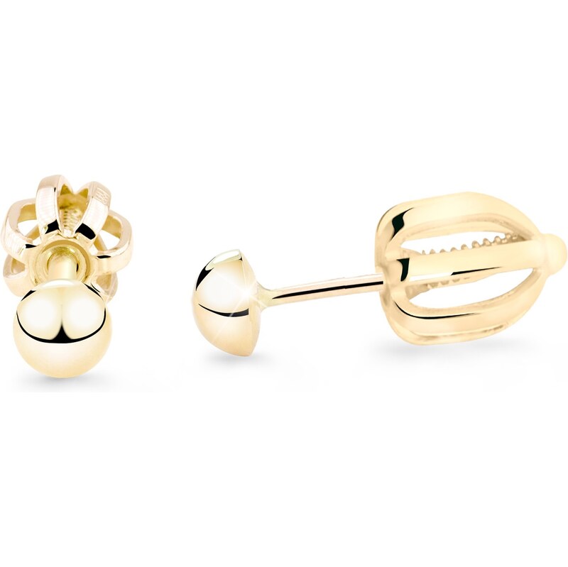 Cutie Jewellery Kôstkové náušnice zo žltého zlata Z5004-30-X-1 66592230