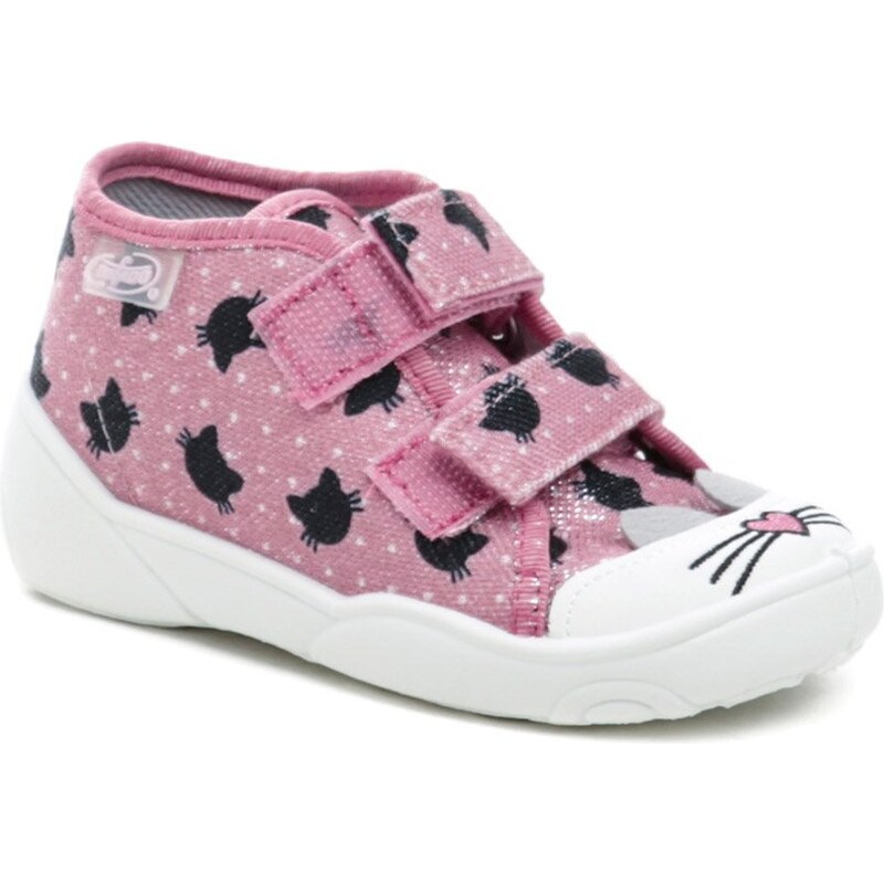 Befado 212P077 ružové detské plátené tenisky 51204462