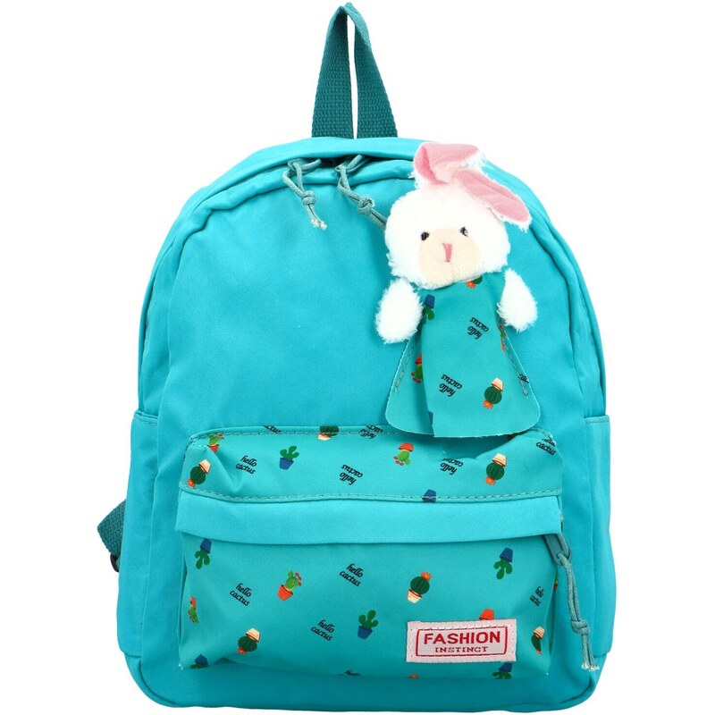 Delami Detský batôžtek s plyšákom Cheryll, tyrkysová 64832690