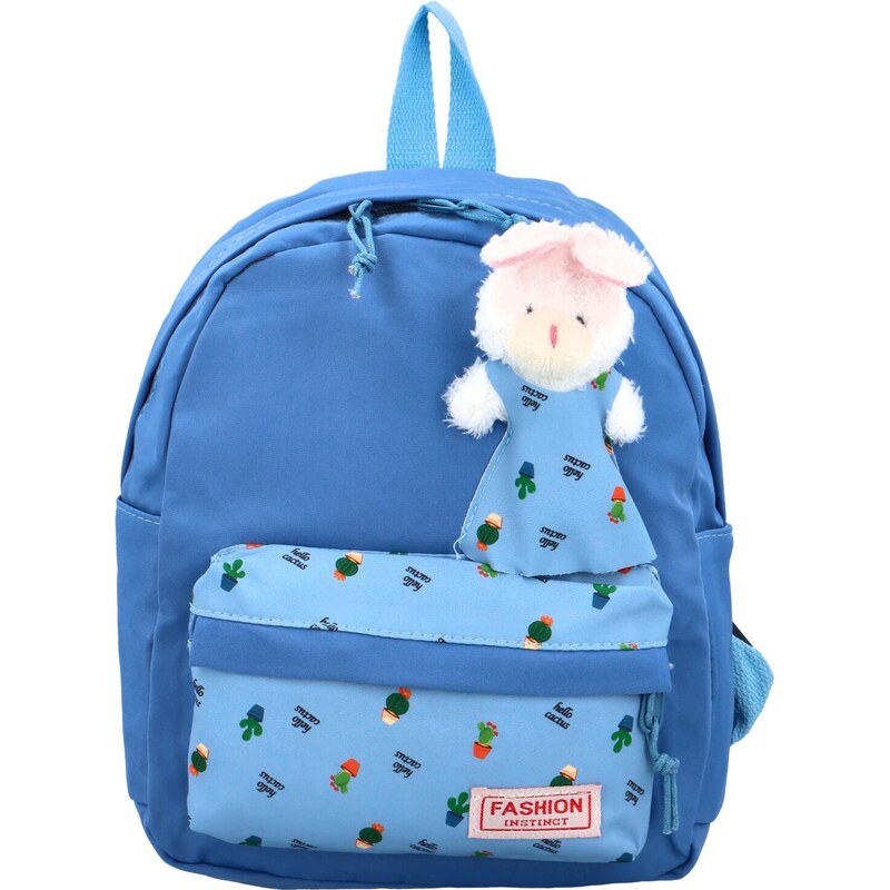 Delami Detský batôžtek s plyšákom Cheryll, svetlo modrá 66422049