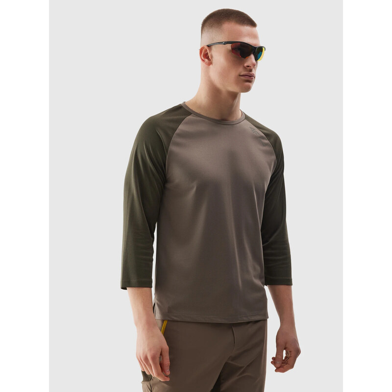 Mens cycling T-shirt 4F - brown 51210189