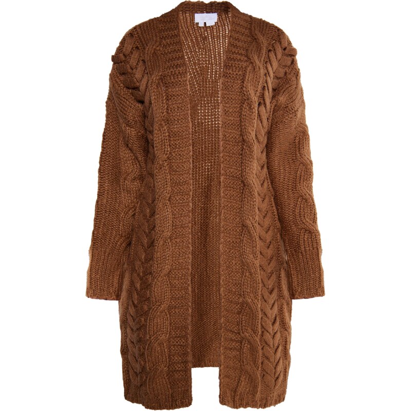 usha WHITE LABEL Kardigán hnedá 54261960