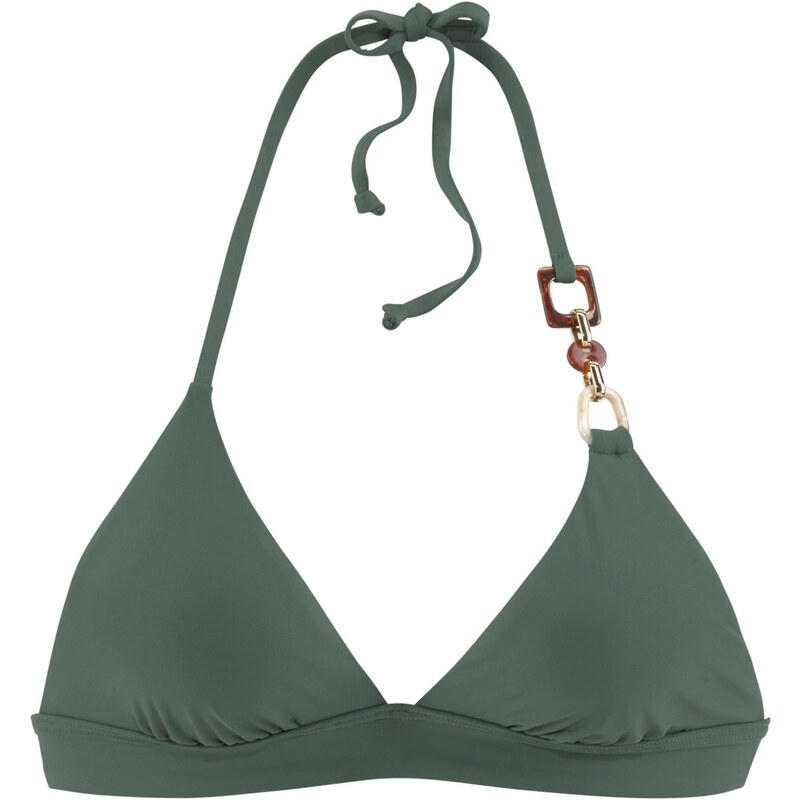 LASCANA Bikinový top Yves tmavozelená 54348669