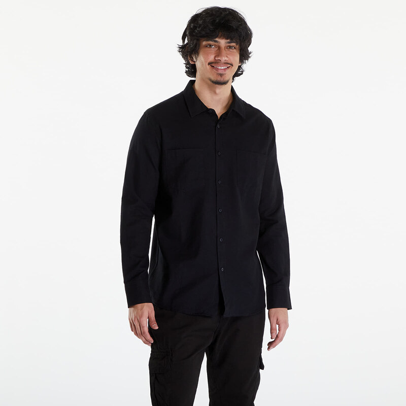 Košeľa Urban Classics Checked Flanell Shirt Black XL 55296810