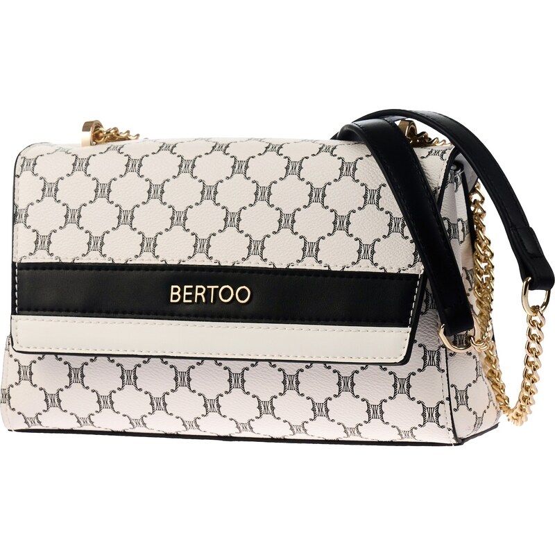 Dámska kabelka BERTOO Giulia biela/čierna 63283986