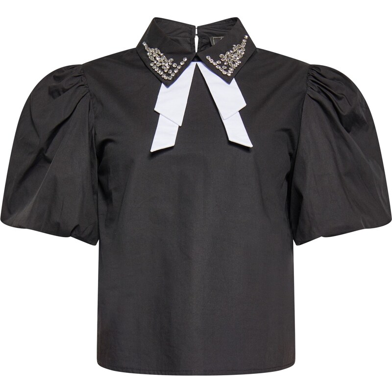 faina Blúzka čierna / biela 54322502