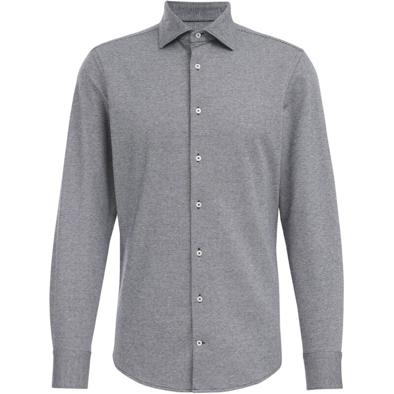 WE Fashion Košeľa tmavomodrá / biela 54325892