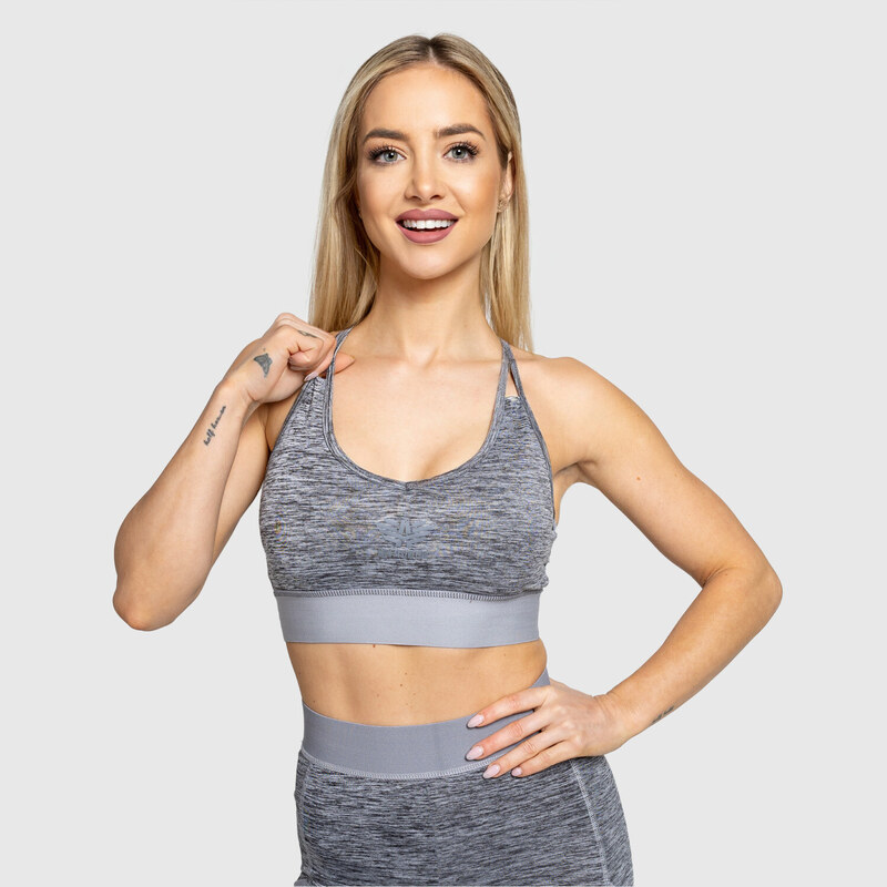Športová podprsenka Iron Aesthetics Grande, sivá 51253145