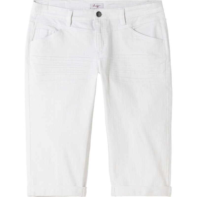 SHEEGO Džínsy biely denim 65871412