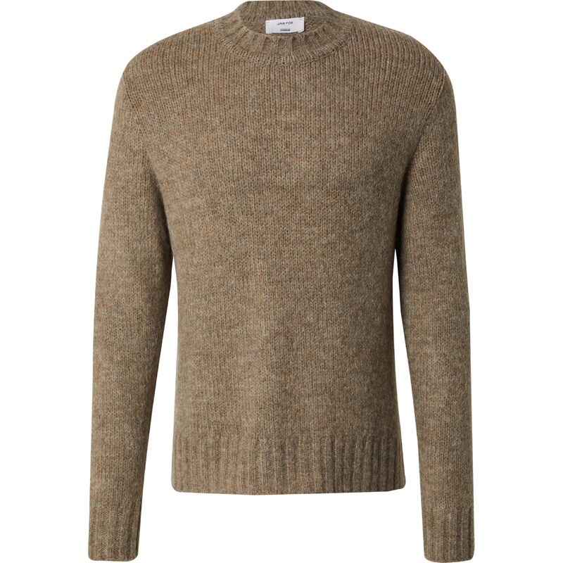 DAN FOX APPAREL Sveter Neo hnedá melírovaná 52702130