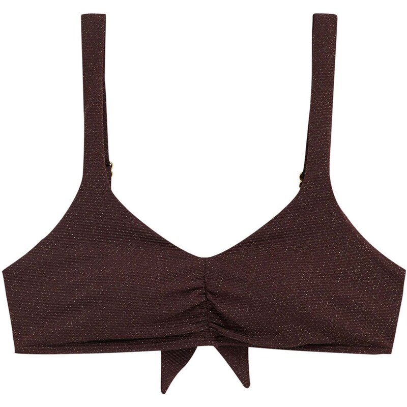 WE Fashion Bikinový top čokoládová 65871806
