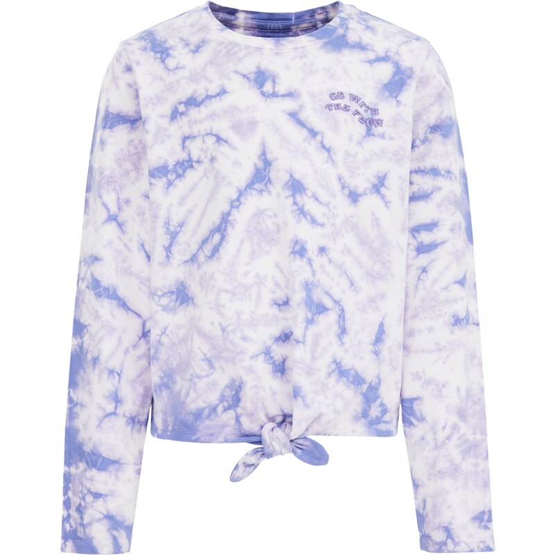 WE Fashion Tričko orgovánová / levanduľová / biela 54329527