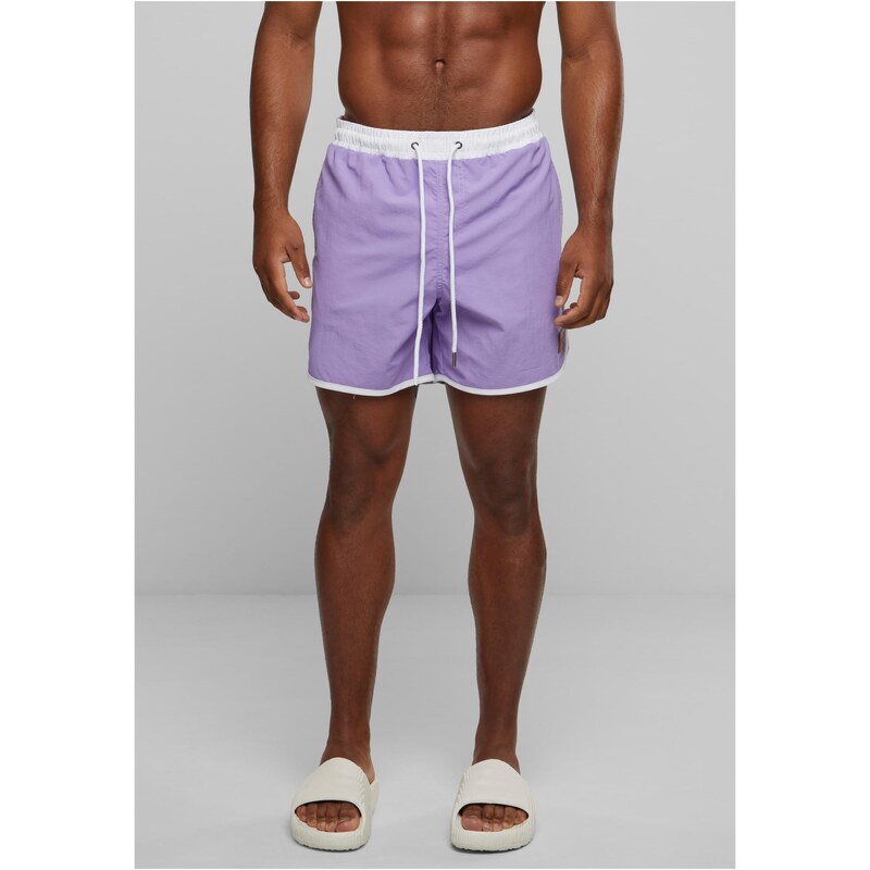 Urban Classics Mens swimwear UC- lavender/white 51264445