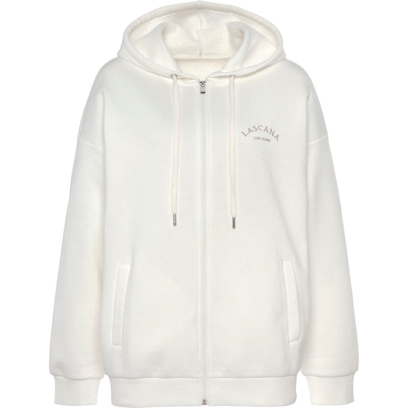 LASCANA Tepláková bunda farba ťavej srsti / biela 54276879