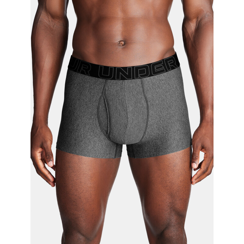 Sivé pánske boxerky Under Armour M UA Perf Tech 3in 64779795