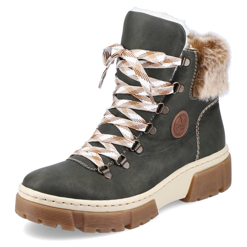 Členková obuv Rieker X8647-54 zelená 51275848