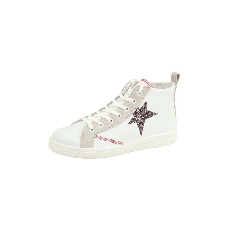 E-shop Kožené členkové sneaker tenisky HEINE, biele