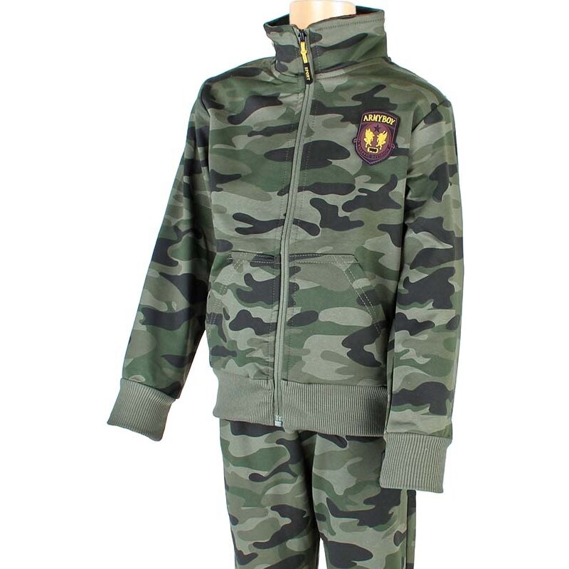 Maskáčová súprava detská zelená 17478905