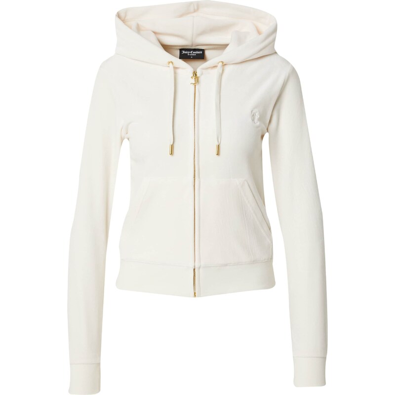 Juicy Couture Tepláková bunda ROBERTSON biela 67651986