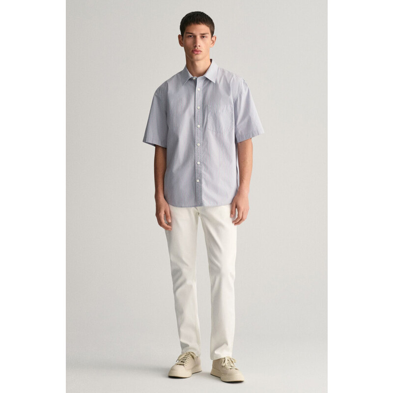 DŽÍNSY GANT WHITE SLIM JEANS EGGSHELL 48836803