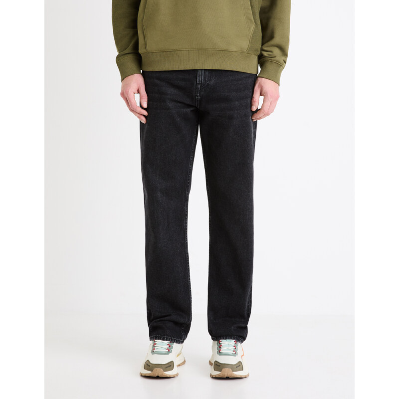 Čierne pánske džínsy Celio C15 straight Fodroit 30 64642021