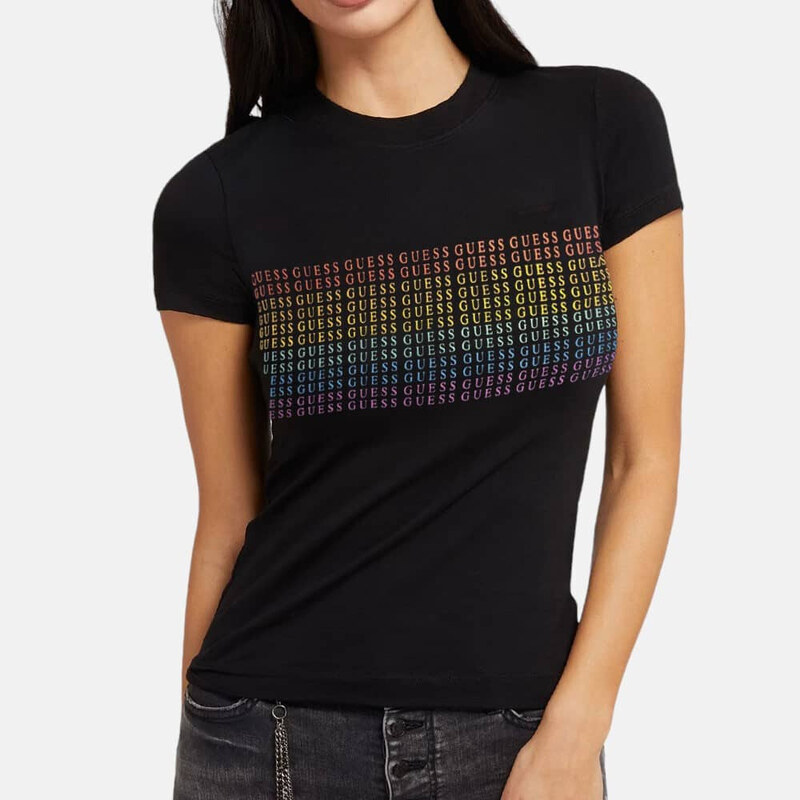 Dámské černé triko Guess 55800 51288586