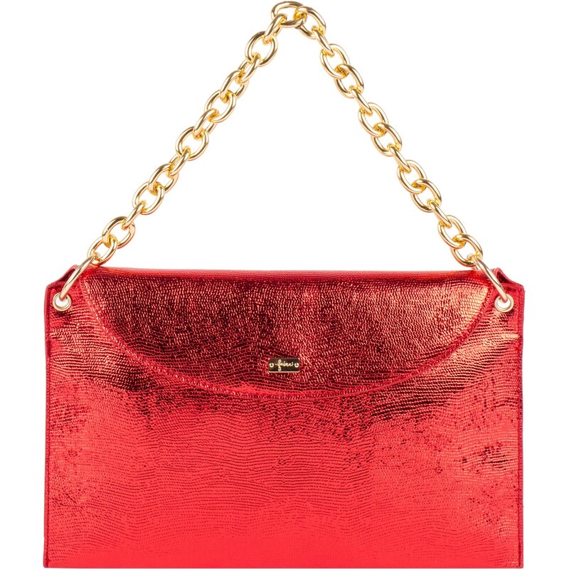 faina Listová kabelka červená 54252727