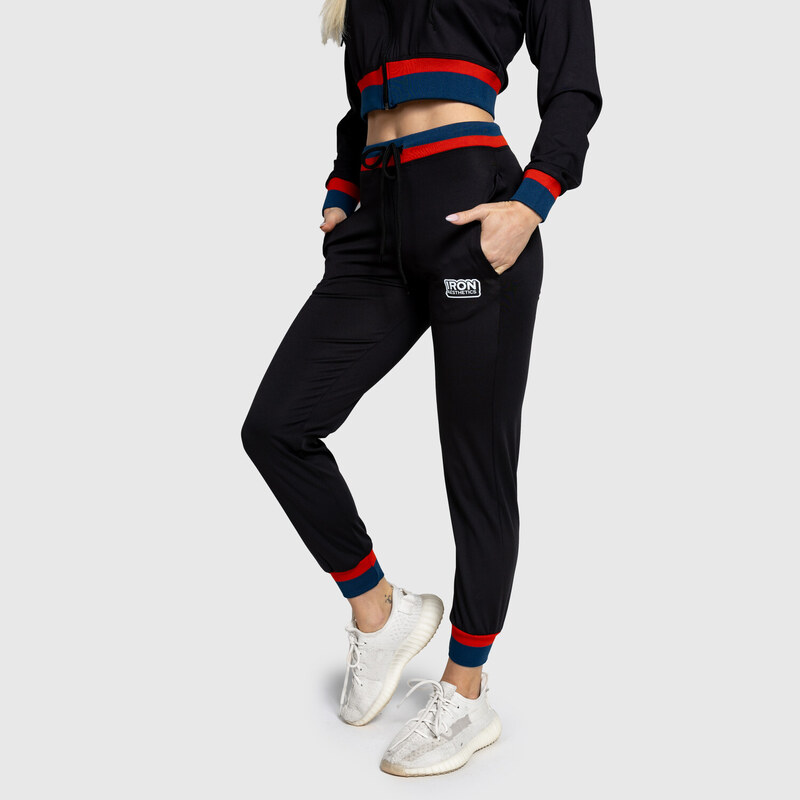 Dámske tepláky Iron Aesthetics Magic, čierne 51302143