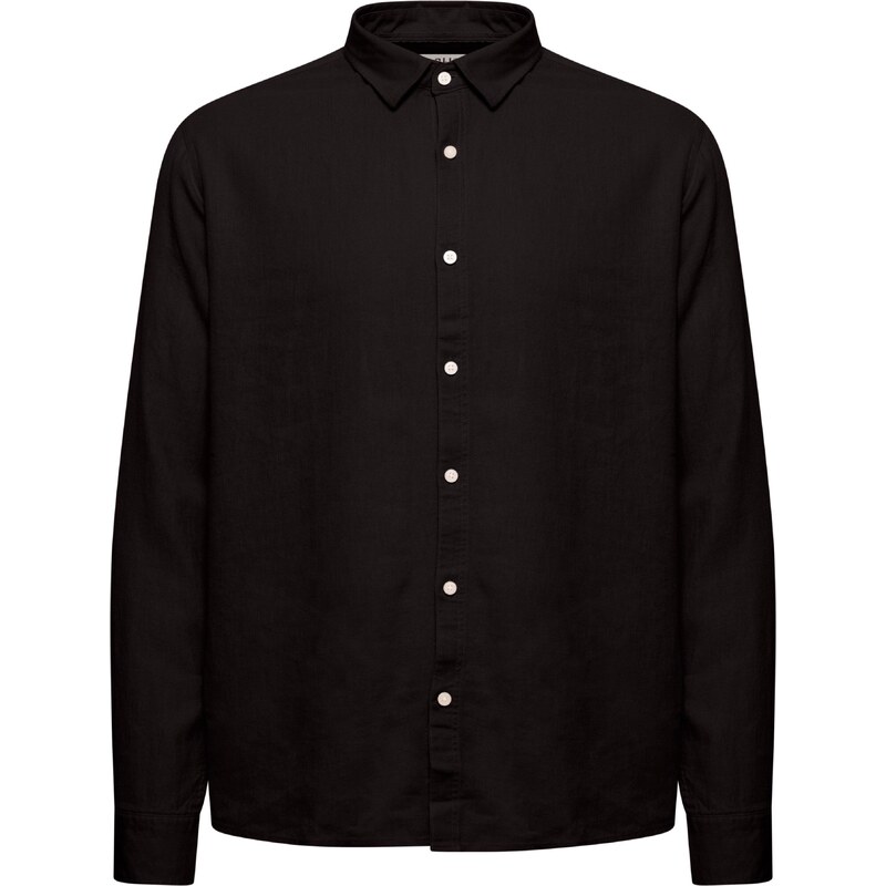 !Solid Košeľa Enea čierna 68382063
