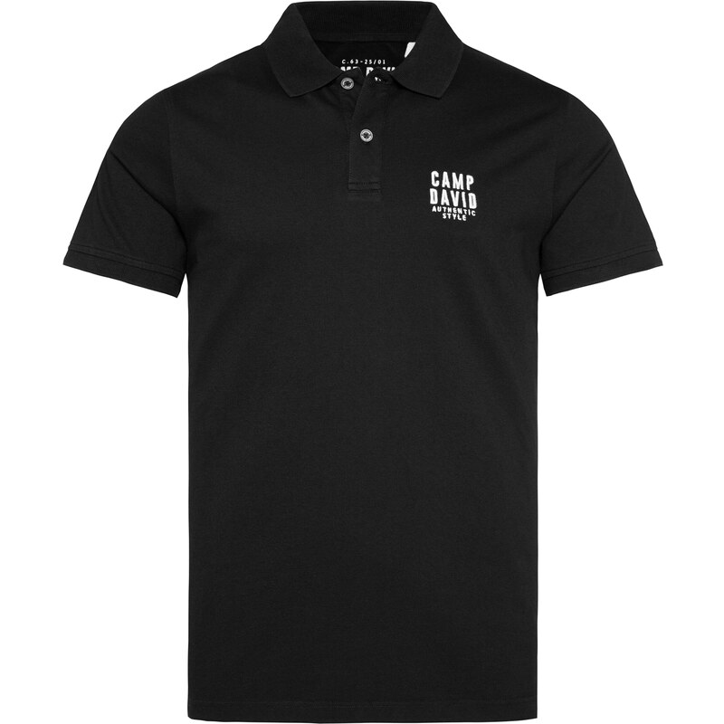 CAMP DAVID Tričko SO:UL čierna / biela 57990591