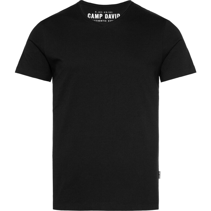 CAMP DAVID Tričko čierna 57942206