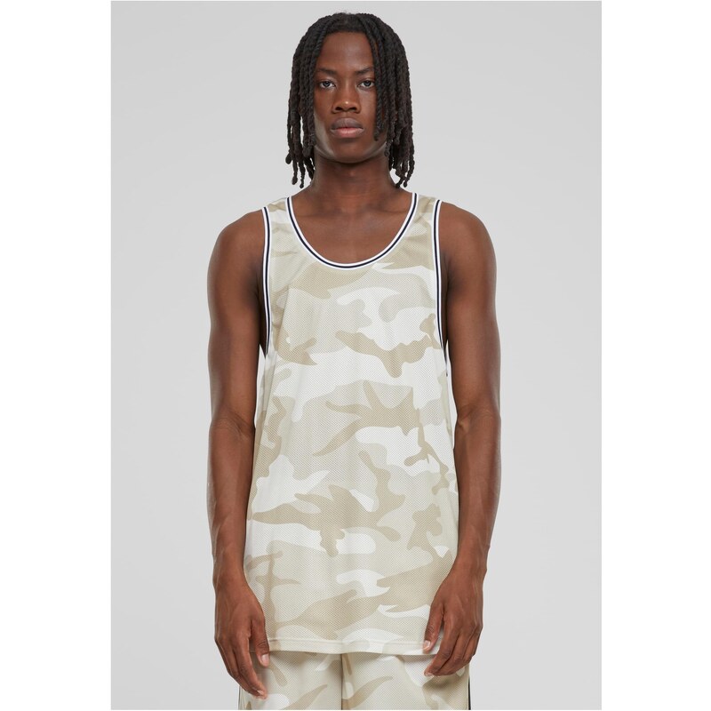 Urban Classics Mens tank top Camo Mesh - camouflage 50831313