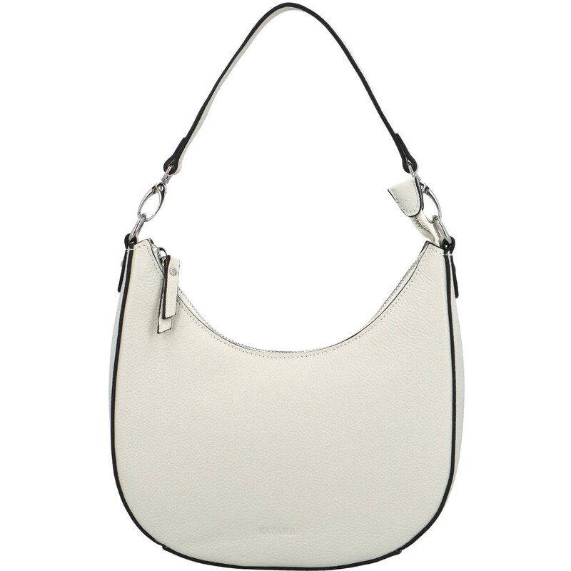 Dámska kožená crossbody kabelka biela - Katana Cloenta biela 51421492