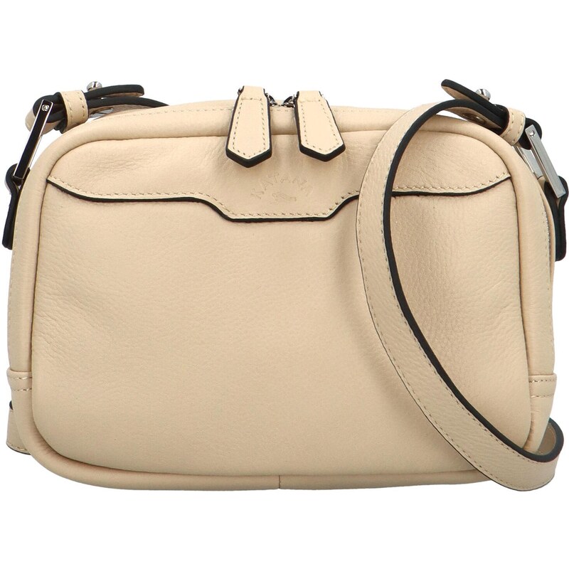 Dámska kožená crossbody kabelka béžová - Katana Ziss béžová 51421494