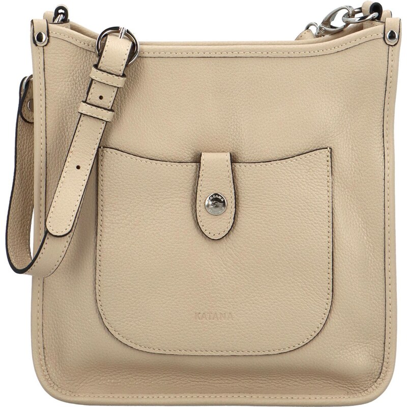 Dámska kožená crossbody béžová - Katana Kristi béžová 51421497
