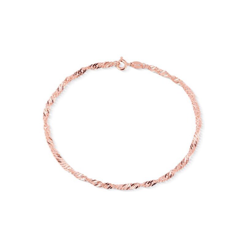 Olivie Strieborný náramok 19 cm SINGAPORE ROSE 7632 44988193