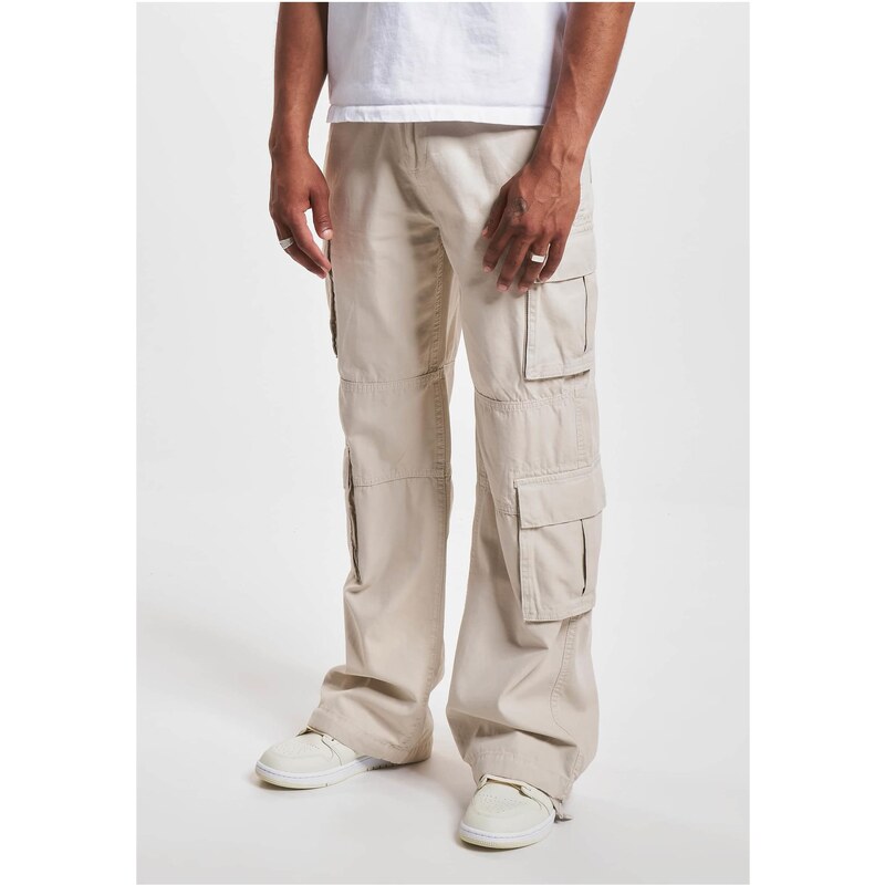 DEF Béžové pánske cargo nohavice 50679876