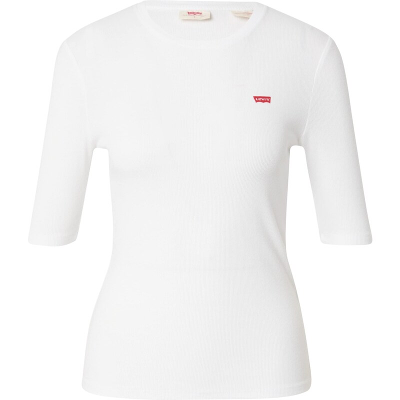 LEVIS Tričko Luca Slim Tee červená / biela 53589609