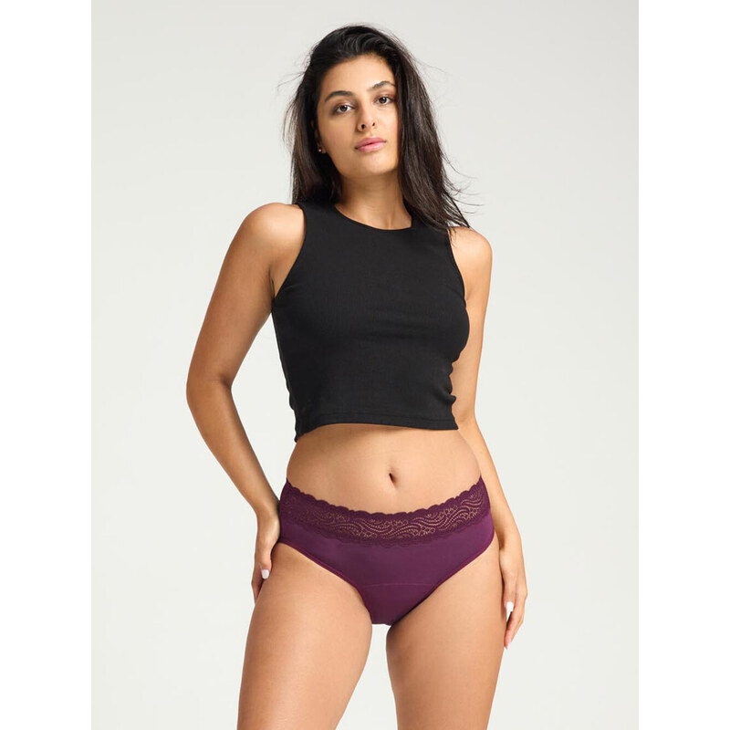 Menštruačné nohavičky Modibodi Sensual Hi-Waist Bikini Moderate-Heavy 58165610