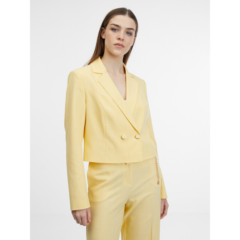 Svetlo žlté dámske sako ORSAY 66903364