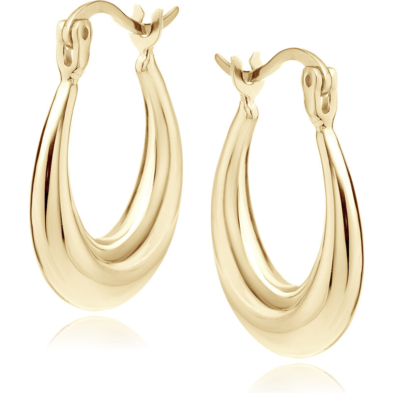 Olivie Strieborné oválne náušnice GOLD 9237 62535128