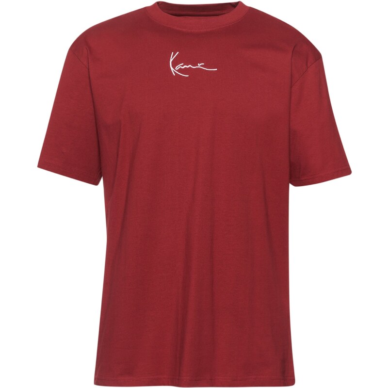 Karl Kani Tričko tmavočervená / biela 56312955